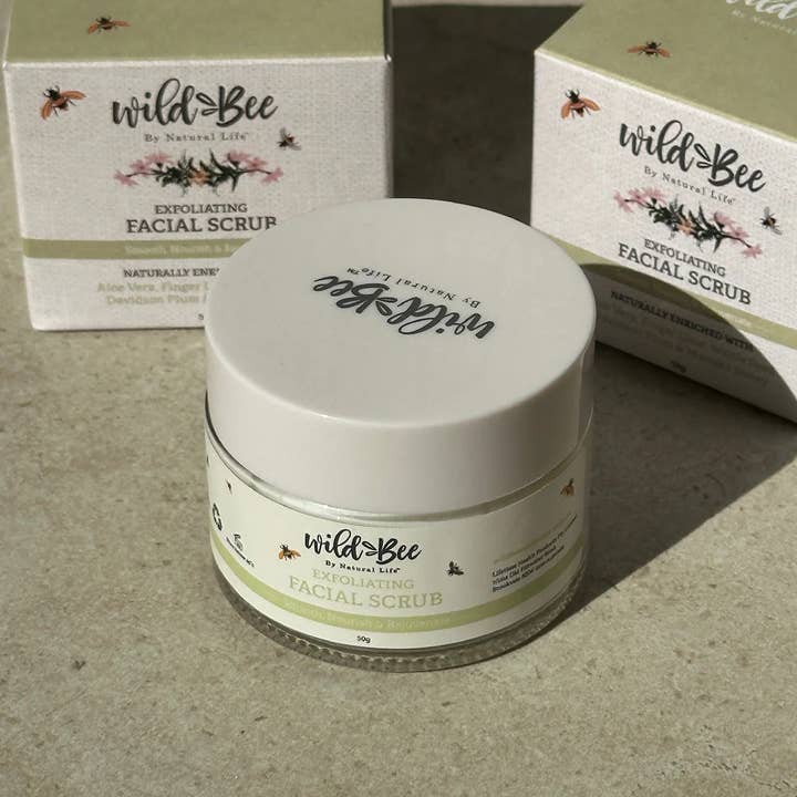 Wild Bee skincare - Wholesale Facial exfoliant/scrub - Exfoliating Facial Scrub1