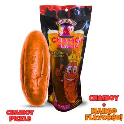 Food Crush Corp - Wholesale Pickled Vegetables - 12 Pack Chamoy Mango Pickle in a Pouch Case- Food Crush1