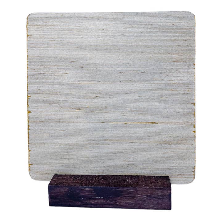 Joshua Jar - Wholesale Desk/Tabletop Sign - It Is Well With My Soul Farmhouse Sign with Brown Stand2