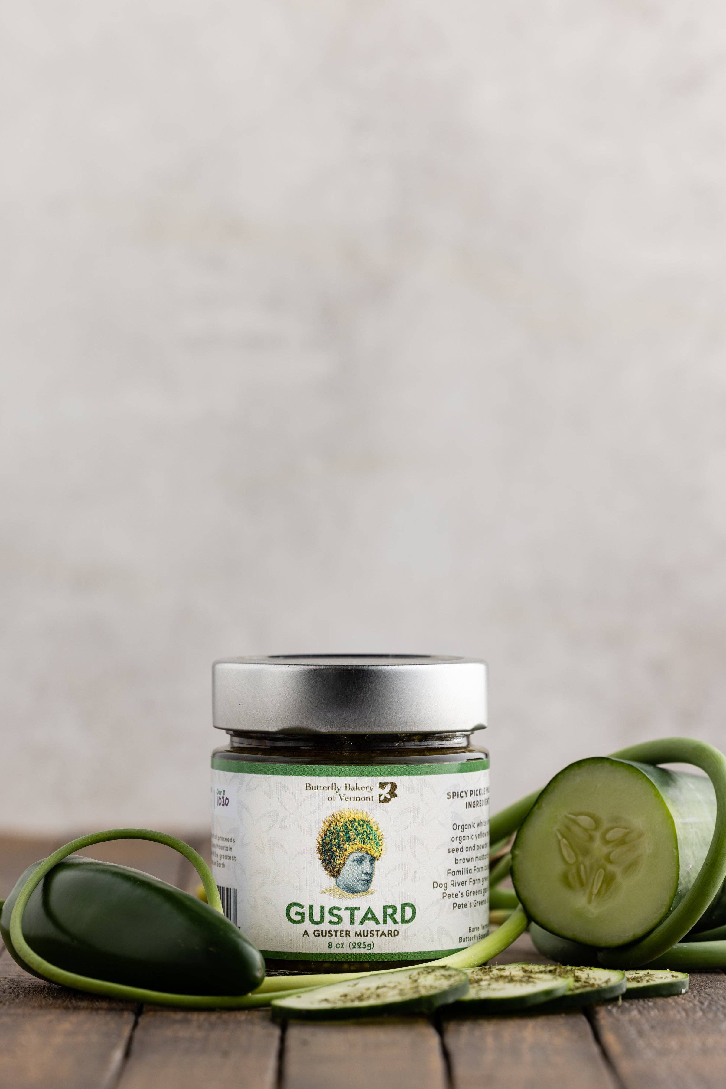 Butterfly Bakery of Vermont - Wholesale Mustard - Gustard - A Guster Mustard 8oz