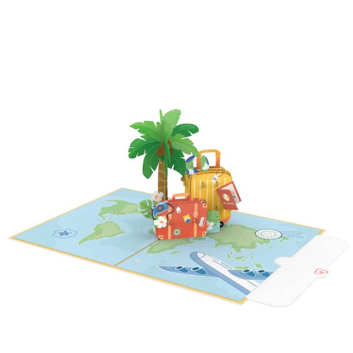 papercrush – Engroshandel Hverdagshilsen kort – God rejse pop-op kort | 3D lykønskningskort3