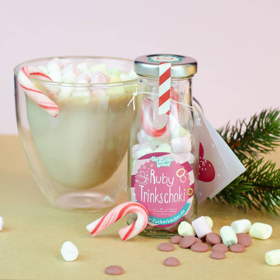Der Zuckerbäcker - Wholesale DIY Drink Kit - Do It Yourself Bottle Hot Ruby Chocolate Drinking Chocolate2