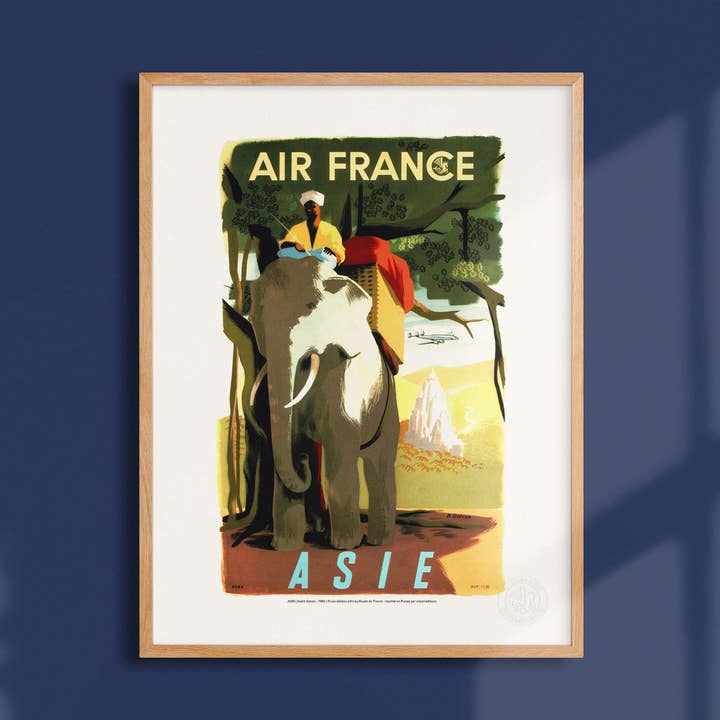 Cartaz Air France / Ásia - AFL0309 por atacado de Oneart