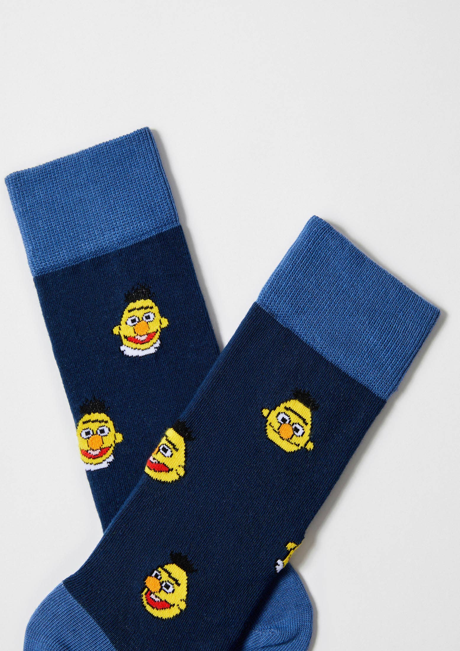 Blauw BeSesameStreet Bert - 100% Organische Katoenen Sokken voor groothandel op Faire1