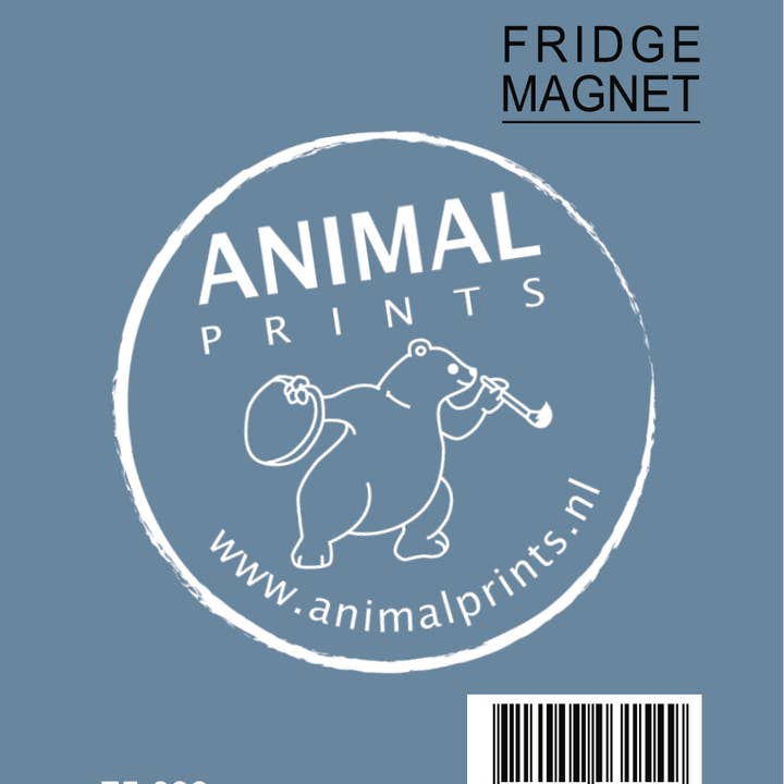 Animal Prints - Wholesale Magnet - Fridge magnet - "All the Little Ducks Are Swimming in the Water"1