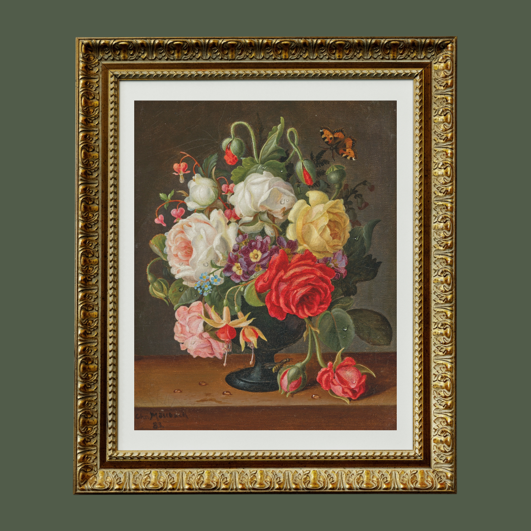Sea to Skye - Wholesale Art Print - Still Life Florals 19th Century I Antique Art Print 5