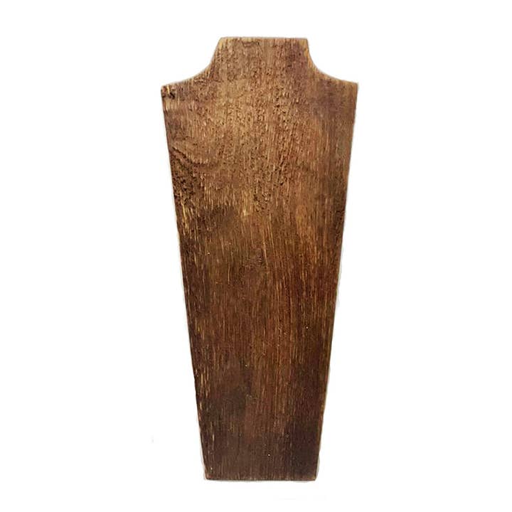 Anju Jewelry - Wholesale Jewelry Stand & Display - Economy Wooden Necklace Display - Brown
