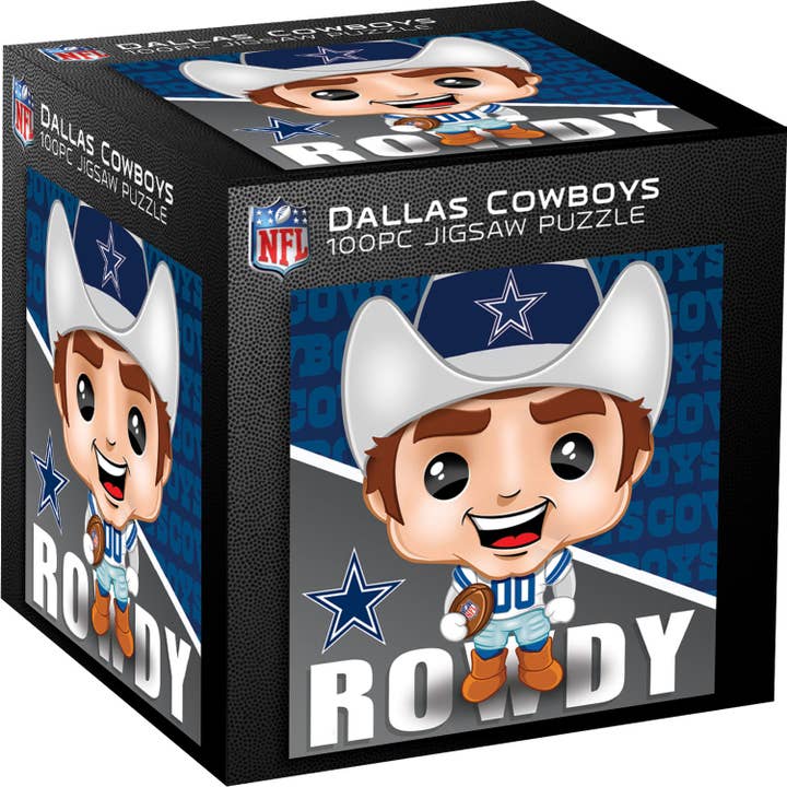 Dallas Cowboys - NFL Mascot 100 Piece Jigsaw Puzzle for wholesale by Masterpieces Puzzles