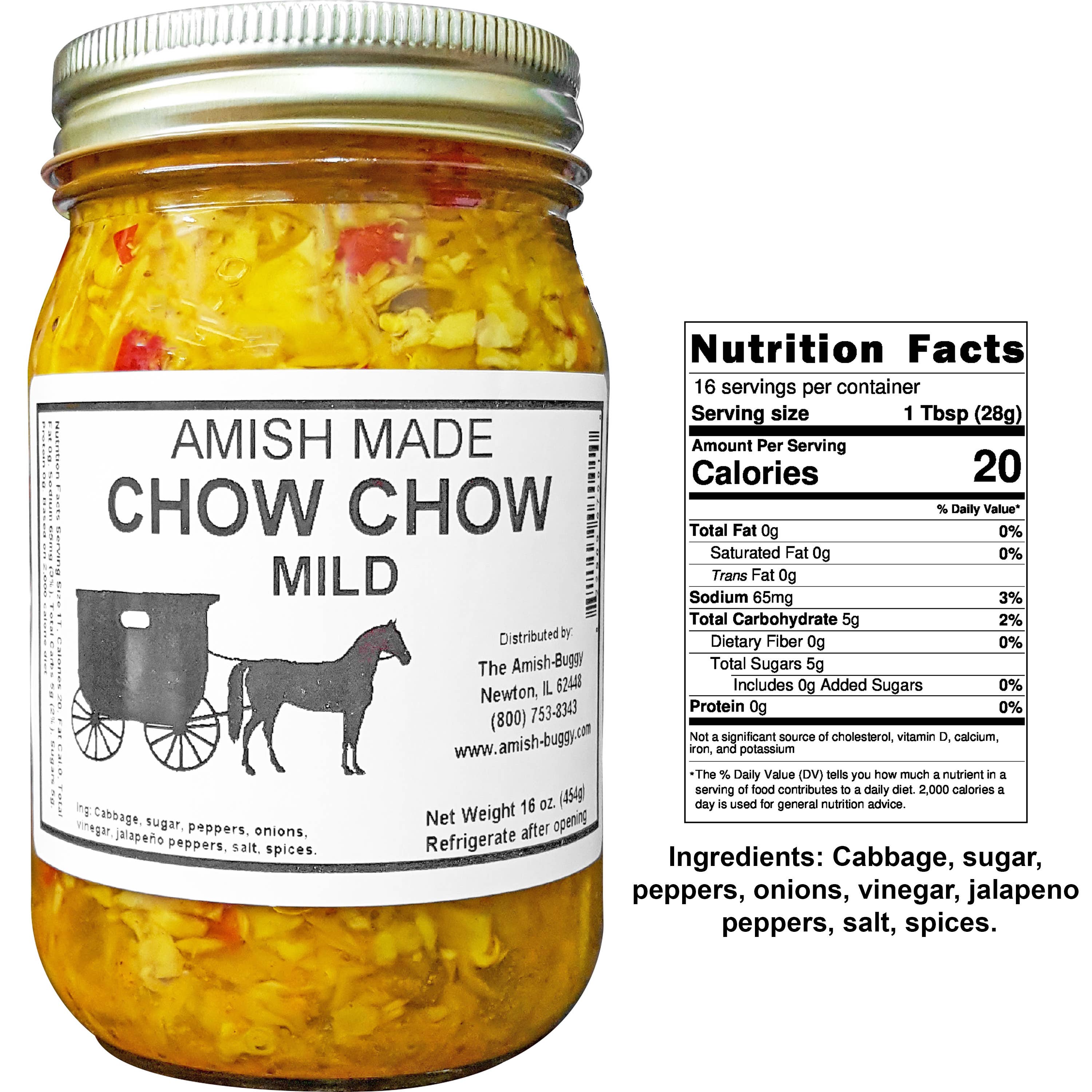 Arndt's Fudgery LLC - Wholesale Pickled Vegetables - Amish Pickled Vegetables & Eggs 16 oz. Jar0