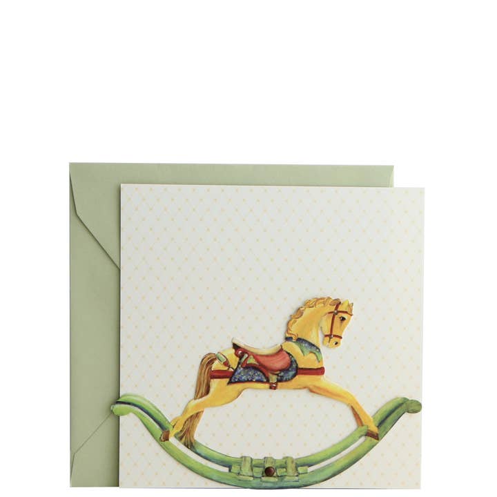 Fancy Invitation | Rocking Horse for engroshandel hos Kelly Kay Paper Co.