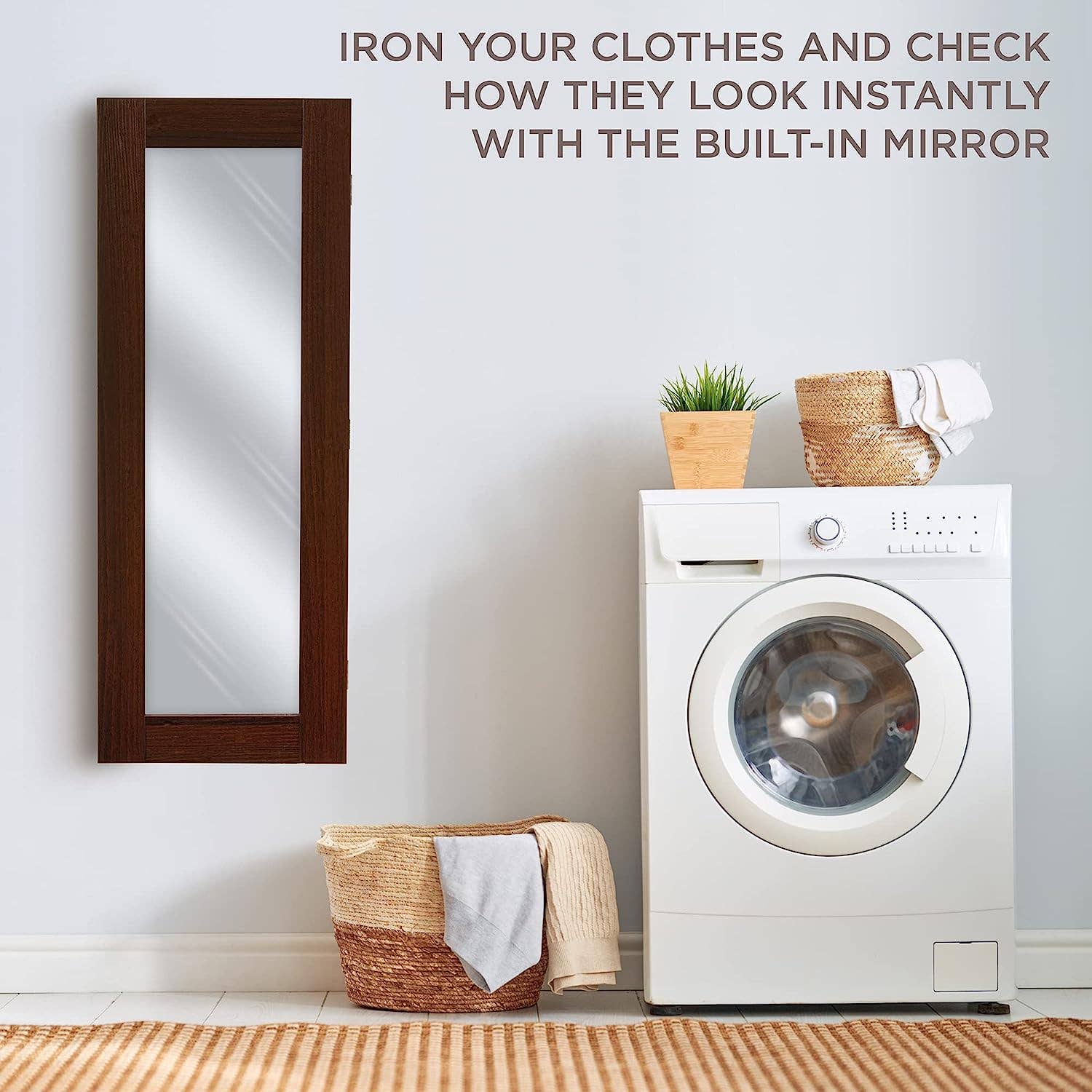 Ivation - Vente Planche à repasser - Planche à repasser, support mural pour planche à repasser avec miroir10
