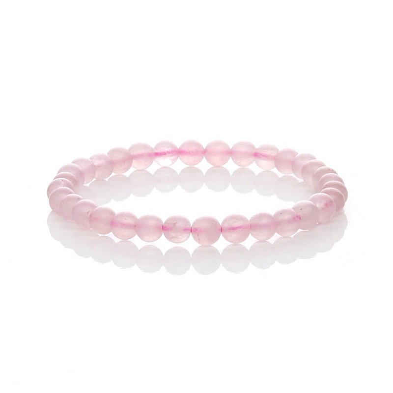 Ethike.eu - Wholesale Beaded Bracelet - Cuarzo Rosa Natural - Pulsera de Piedra Premium de 6 mm2