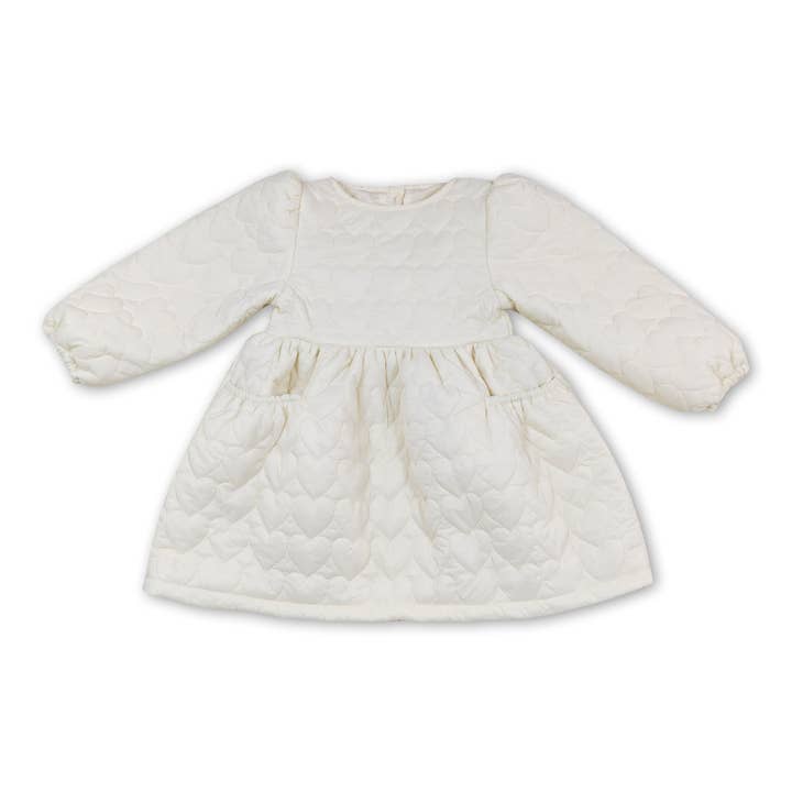 Manteau d'hiver épais à imprimé cœur pour enfants et filles pour la vente par Yawoo Garments