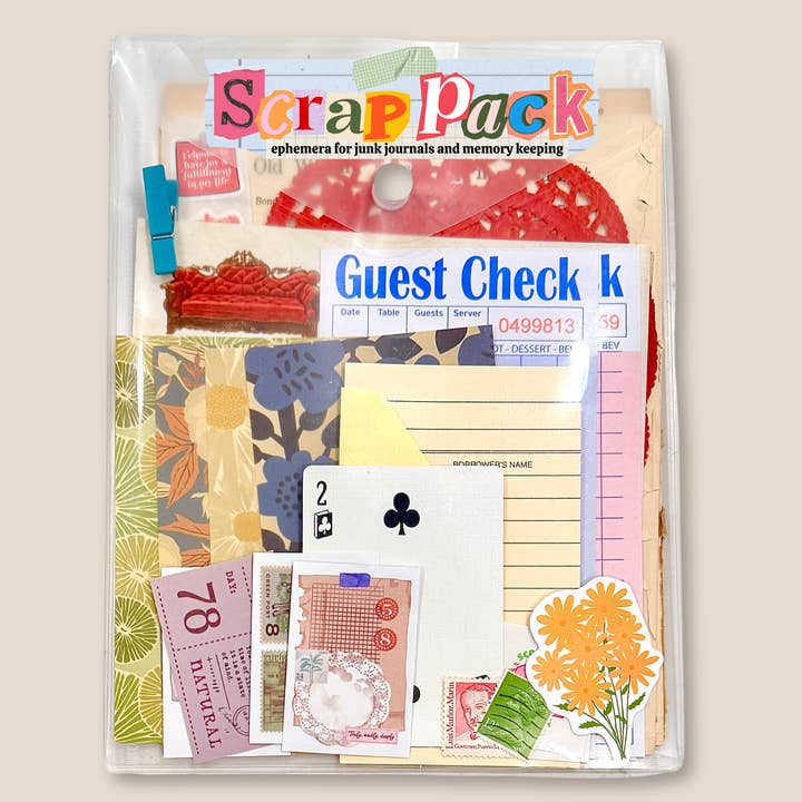 Pack de Chutes pour Journal de Déchets | Éphémères pour la vente par Pretty Pages