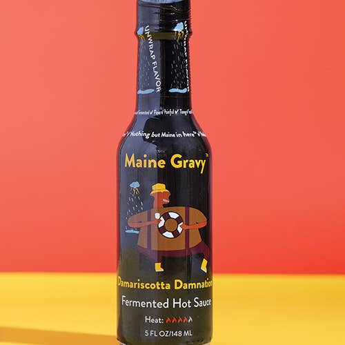 Maine Gravy Damariscotta Damnation Hot Sauce (Case) for wholesale by Maine Gravy