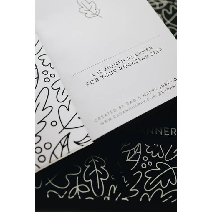 Rad & Happy - Wholesale Planner - 5x8 Undated Planner - Leaves Edition9