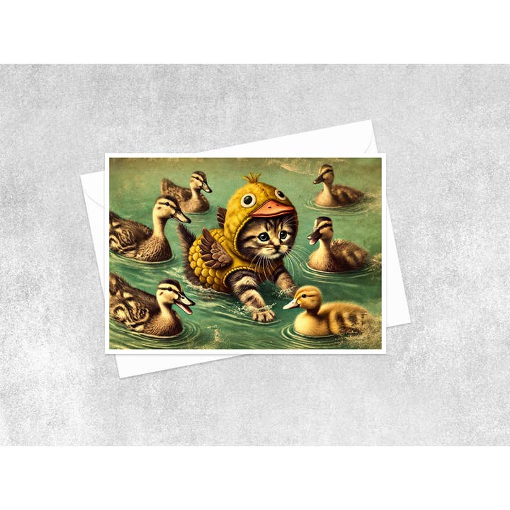 Leo o Patinho Disfarçado Cartão em Branco LL8 por atacado de Salty Alyce