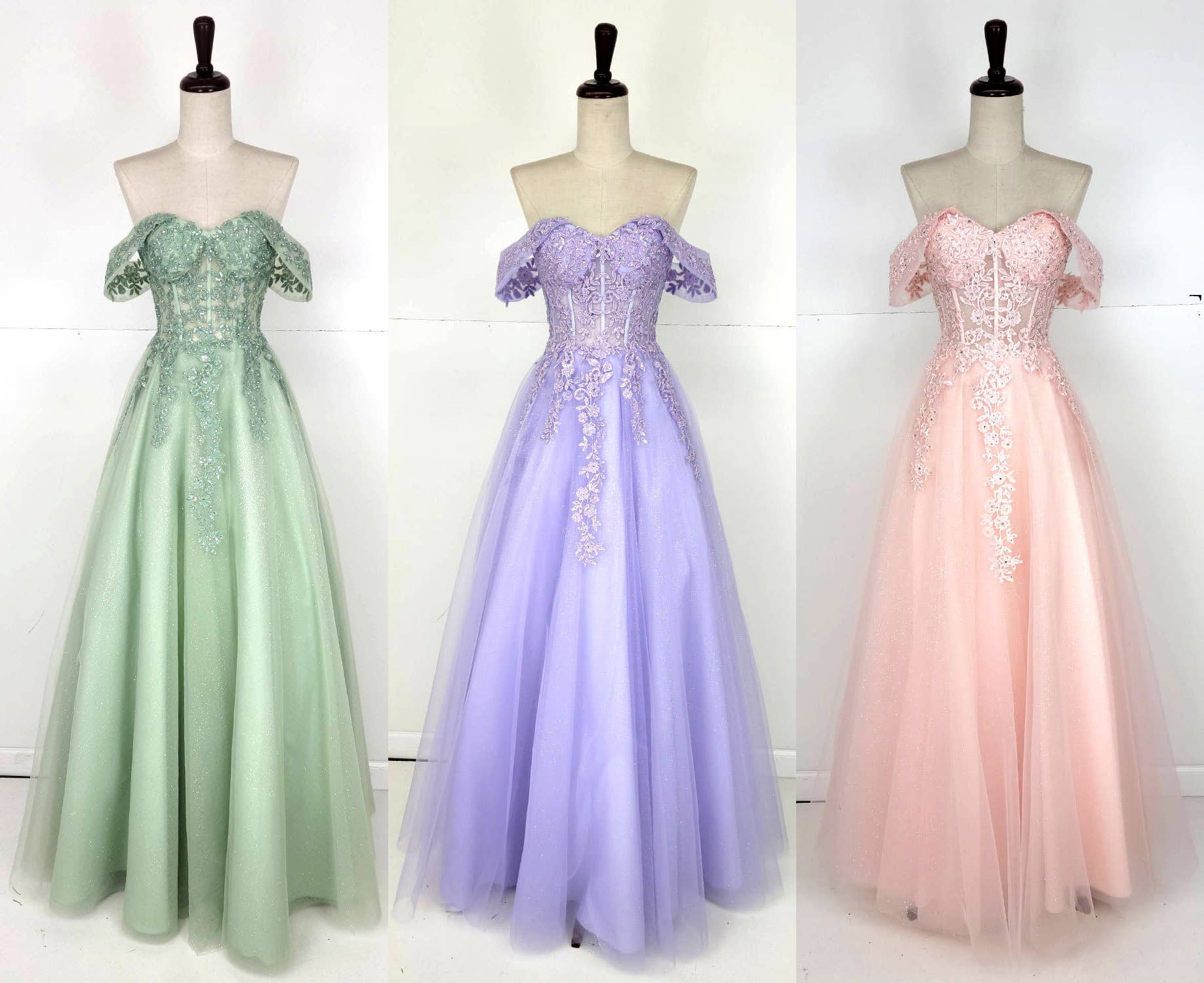 Chicas – Großhandel Abendkleid – Damen – Langes Kleid mit Korsett C33625