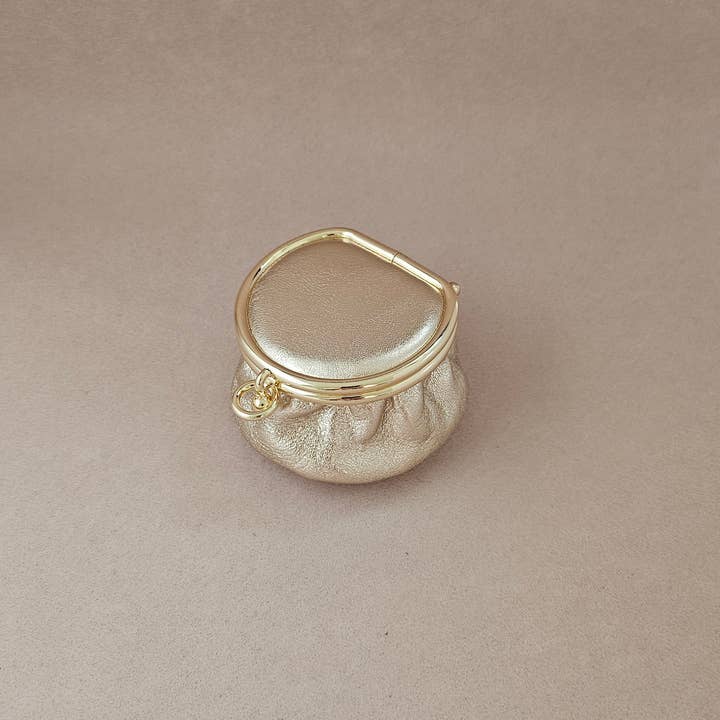 round leather coin purse for wholesale by Royal marais