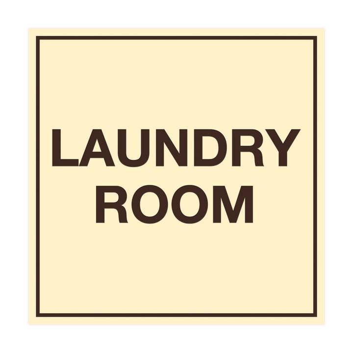 Signs ByLITA Square Laundry Room Sign for wholesale by All Quality
