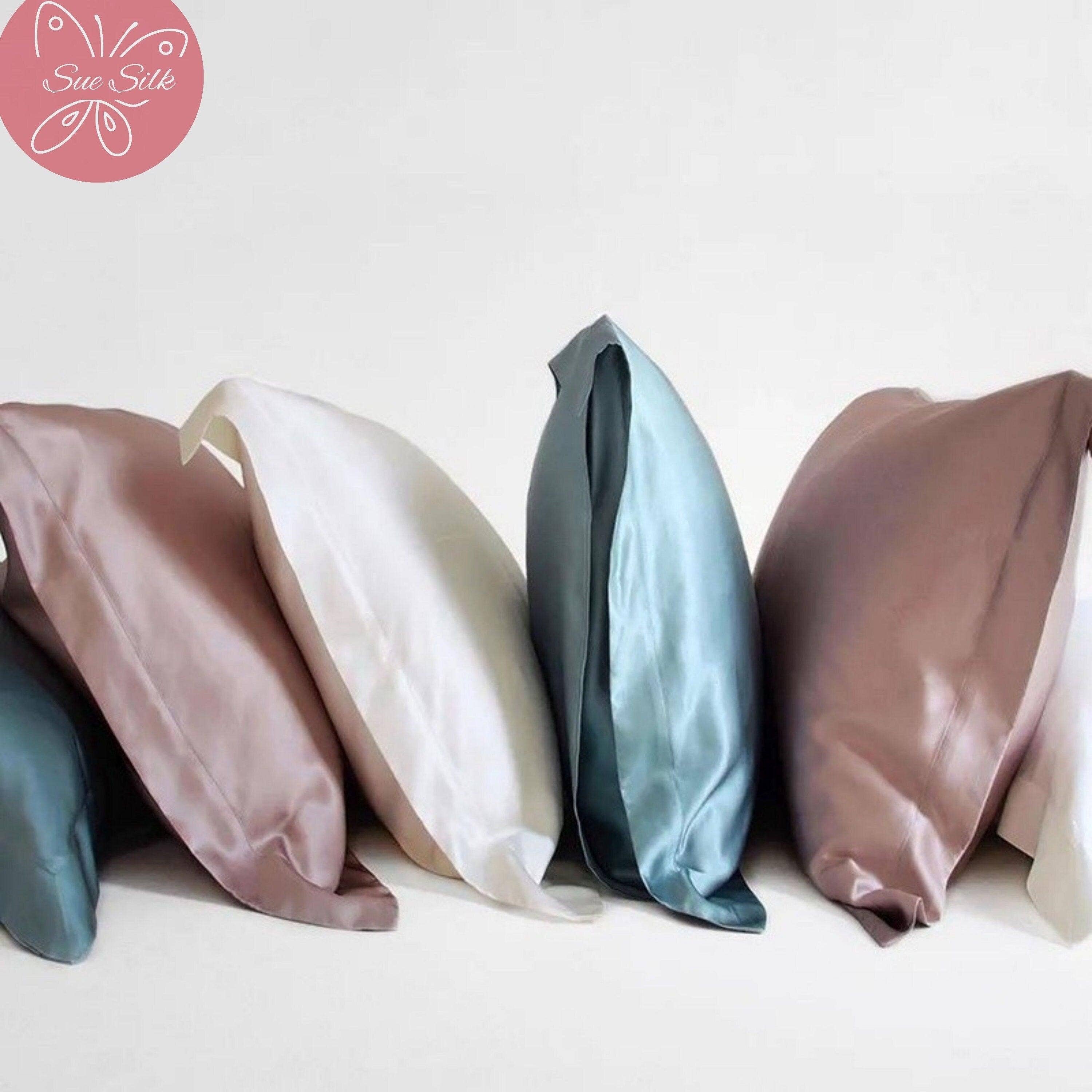 SueSilkHK – wholesale Sängkläder – Sofistikerat minimalistiskt sängset i satin i silvergrått, 4 delar – unikt krypterat vävstyg, idealisk inflyttningspresent för alla sängstorlekar9