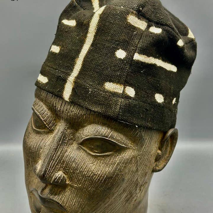 Genuine Mudcloth Kufi Hat - Mali for wholesale by The Niger Bend