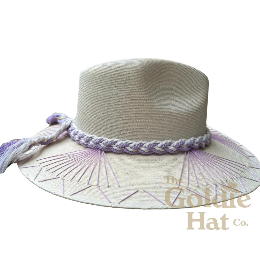 The Goldie Hat Co – Großhandel Fedora-Hut – Damen – Mallorca Violett3