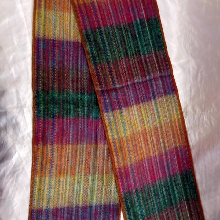 Treasure of ANDES - Wholesale Scarf - Unisex - Artisanal Handwoven Alpaca blend SCARVES, Multicolor Ecuador