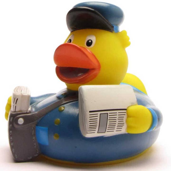 Rubber Duck Newspaper Boy - Rubber Duck for wholesale by Duckshop