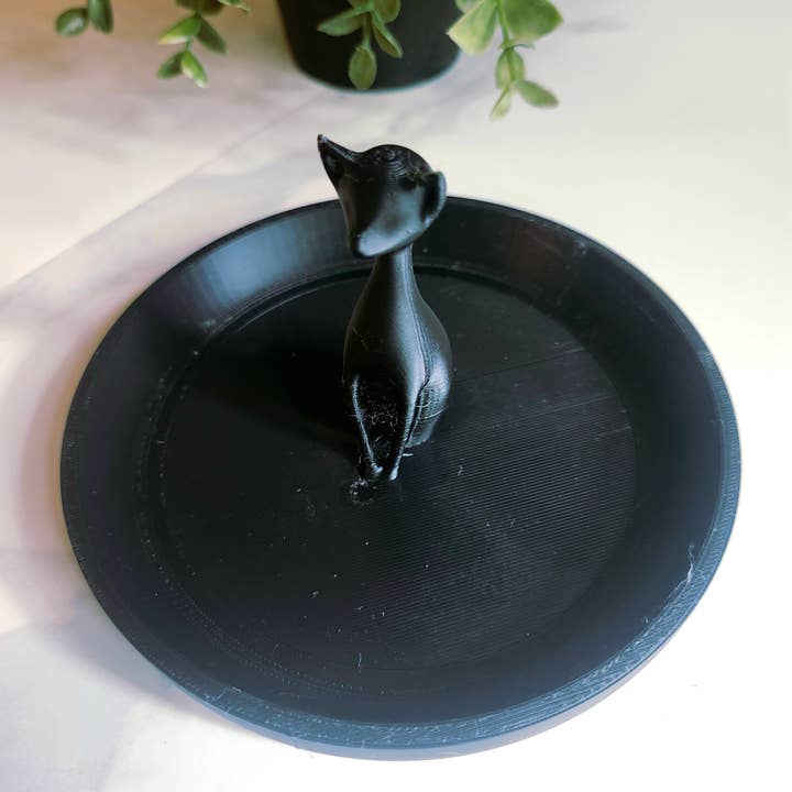 Three Witches Tea Shop - Wholesale Jewellery dish - Black Cat Jewelry Holder Tray1