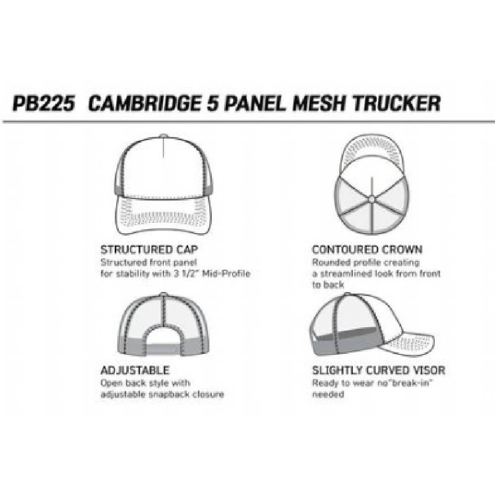 DOBBI - Wholesale Trucker Hat - Unisex - 5 PANEL CAMBRIDGE TRUCKER HAT17
