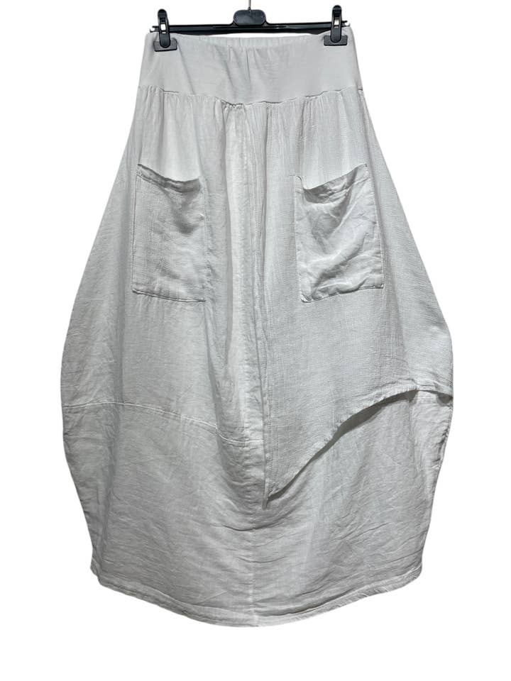 LINEN & COTTON HOUSE - Wholesale Pants - Women's - 5402 LINEN JUMPSUIT WITH POCKETS