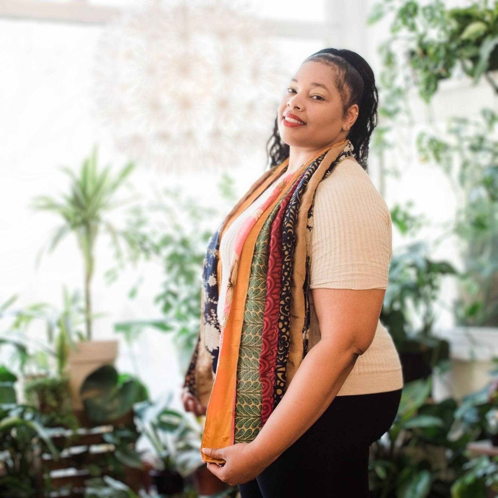 Darn Good Yarn - Wholesale Scarf - Women's - Reclaimed Sari Medley Scarf23