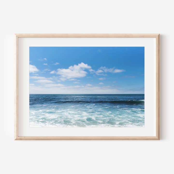 Blue Ocean Photography Print for wholesale by 17 Mile