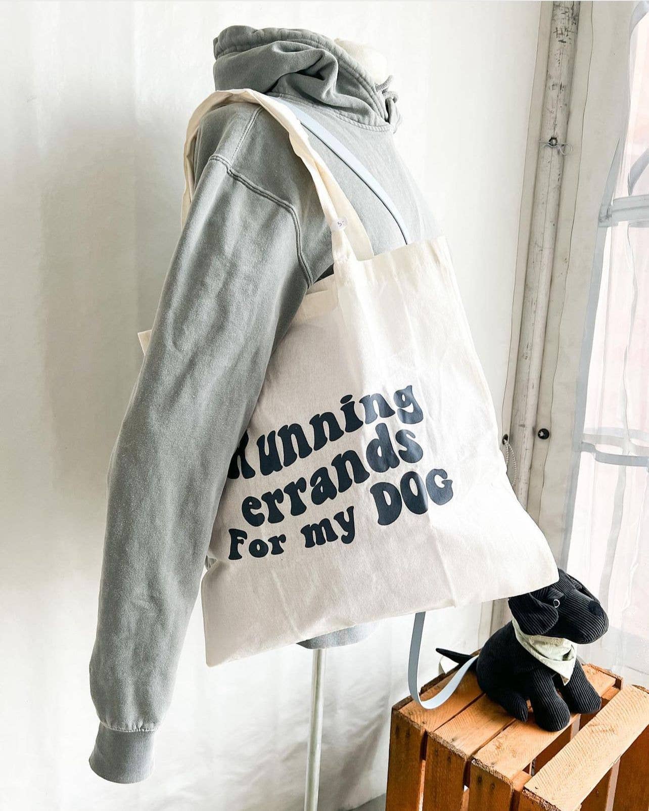 The Paws – wholesale Tote bag – Women's – Tote Bag - Running errands for my dog2