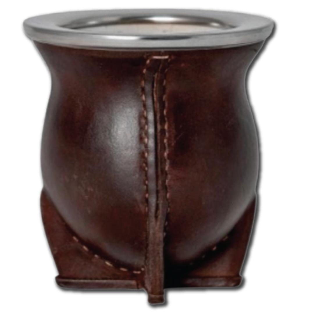 Milonga Yerba Mate – Engroshandel Tekande – Premium håndlavet mate kalabas med keramisk inderside (Camionero)1