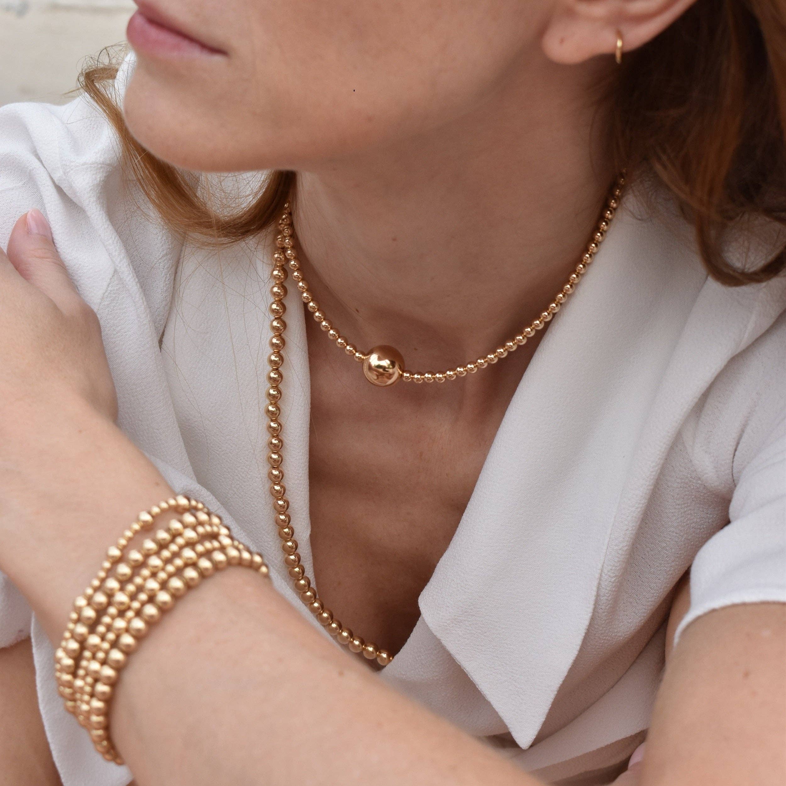 22 Jewelry - Wholesale Pendant/Charm Necklace - KRISTINA NECKLACE 4MM2