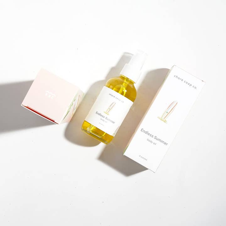 Endloser Sommer-Körperöl für den Großhandel von Shore Soap Co.