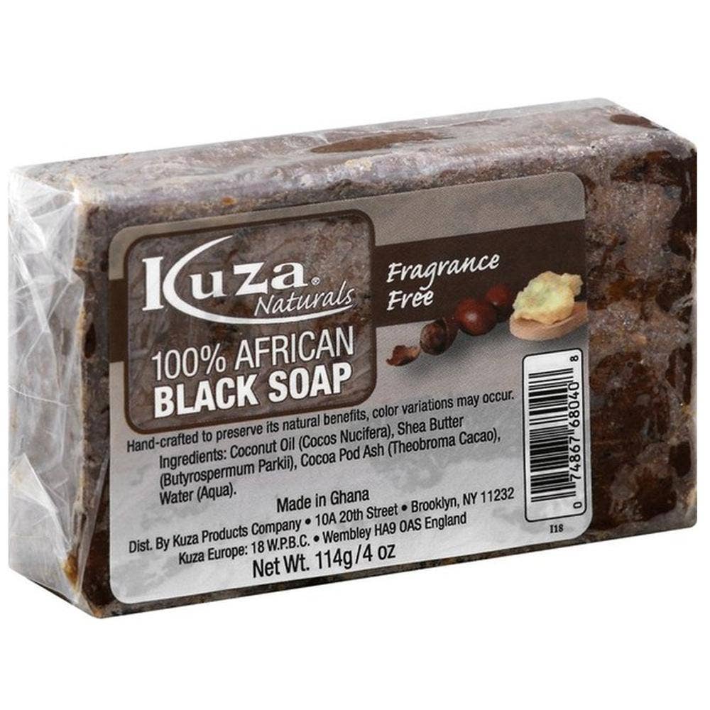 KT Supply – wholesale Bar Soap – Kuza 100 African Black Soap, Fragrance Free, 4 Oz.0