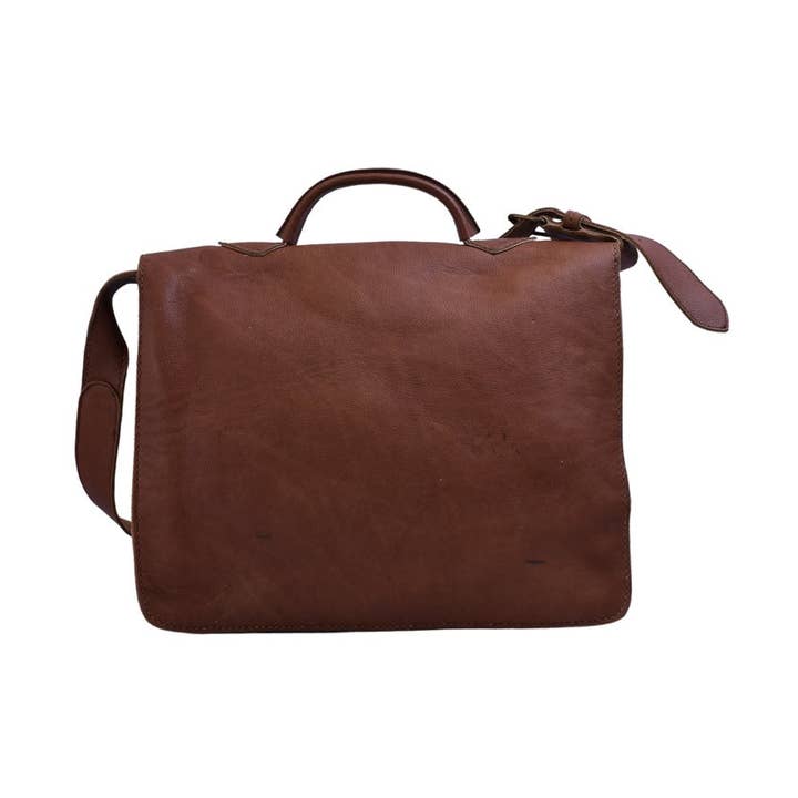 Lazarus Artisan Goods - Wholesale Briefcase - Unisex - Don Javier Briefcase | Leather Bag | Artisan Made | Ethical2