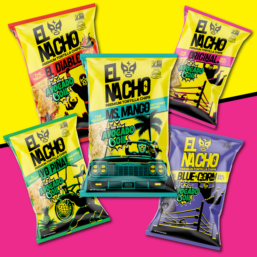 EL NACHO - Wholesale Chips - Variety Pack, 100% Avocado Oil, Gluten Free0