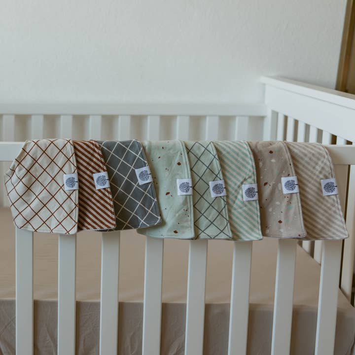Parker Baby Co. - Wholesale Bandana Bib - Clay Bandana Bib Set (8 pack)