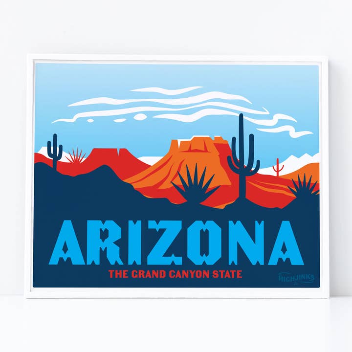 Arizona Landscape : Archival Print for wholesale by High Jinks Apparel