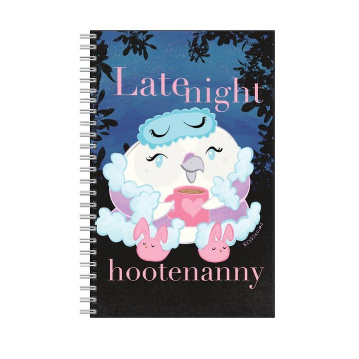 Cahier Hootenanny Night Owl pour la vente par Sey Studios