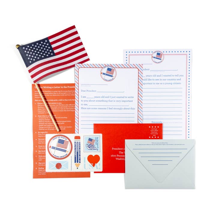 Write a Letter to the President | Letter Writing Kit for wholesale by Color Box Design & Letterpress