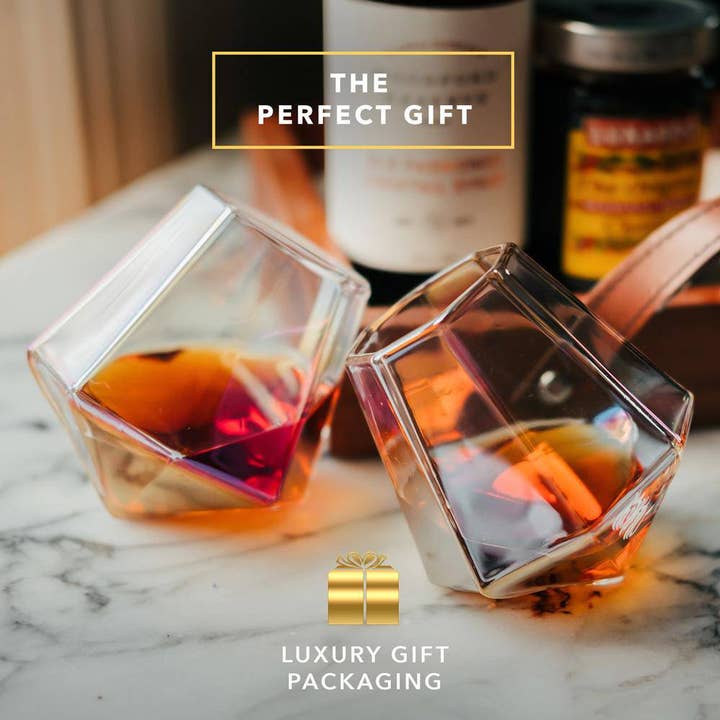 Dragon Glassware - Wholesale Cocktail/Liquor Glass - Diamond Whiskey Glasses - The Aura Collection4