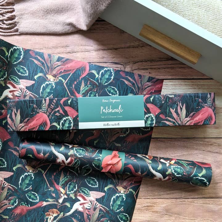 Robert Frederick Ltd - Wholesale Drawer Liner - Willow And Belle Scented Drawer Liners - Patchouli