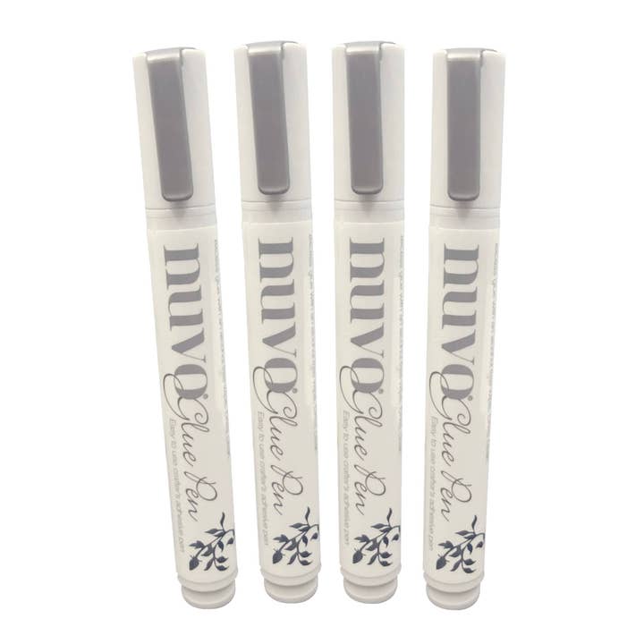 Tonic Studios – wholesale Glue – Multipack of 4 - Flat Tip Glue Pen Medium - 203n4