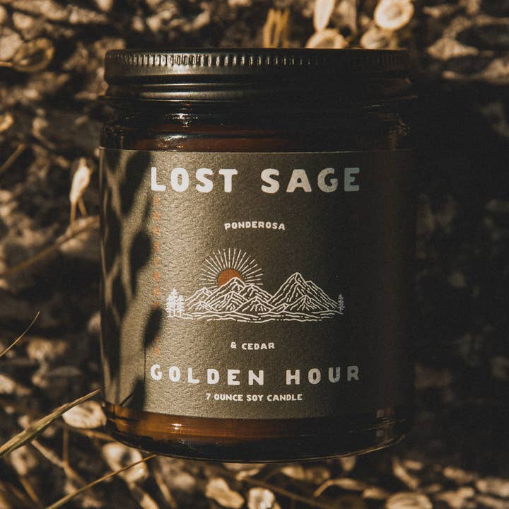Lost Sage – Großhandel Kerze im Glas / gefüllte Kerze – Soja-Kerze Golden0