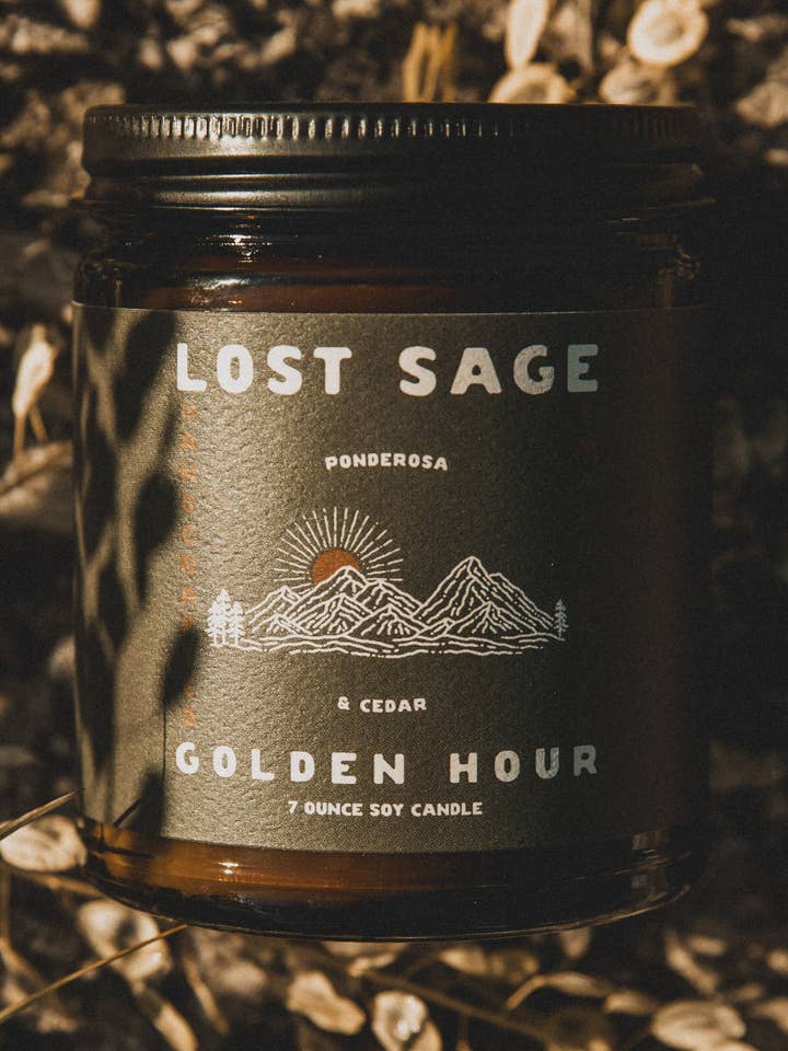 Golden Hour Soy Candle for wholesale by Lost Sage